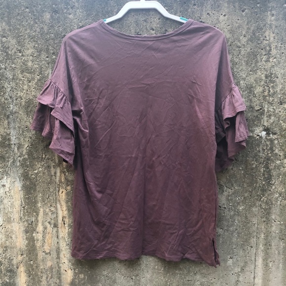 Lovely Souls Purple Bell Sleeve Top - Picture 3 of 8